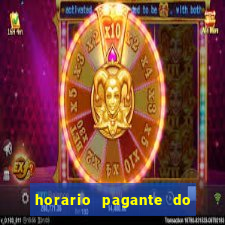 horario pagante do coelho fortune